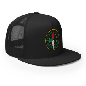 Stolen Embroidered Black Trucker Cap