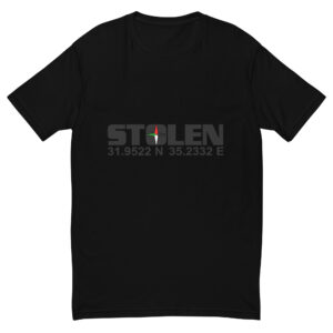 Stolen Coordinates BlackT-Shirt | Printed