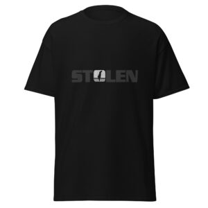 Stolen Essential Black T-Shirt | Printed