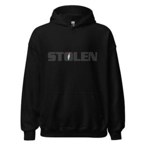 Stolen Black Hoodie ||| | Printed