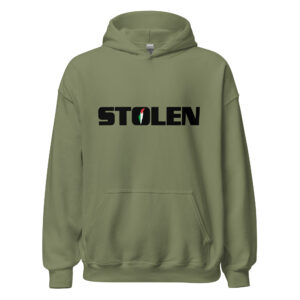 Stolen Olive green Hoodie ||| | Printed