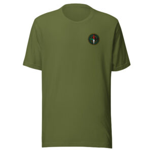 Stolen Embroidered Olive Green T-shirt